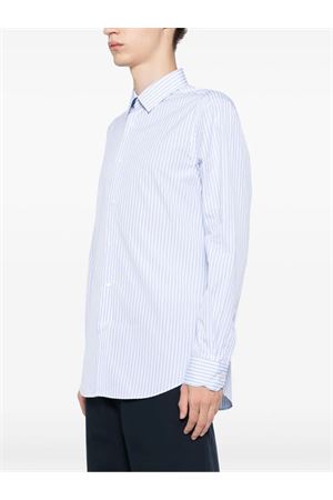 Camicia sartoriale a righe in cotone blu e bianco PAUL SMITH | M1R800PN0240440